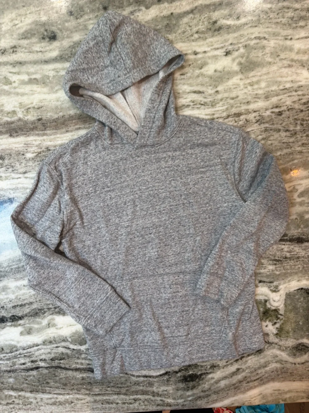 Old Navy Boys Gray Hooded Sweatshirt Youth XL (14-16)